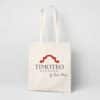 Bolsa ecológica de manta mediana de 35x40 cm en algodón natural, ideal para personalización, eventos y promocionales sostenibles.