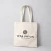 Bolsa ecológica de manta pequeña 22x27 cm personalizada
