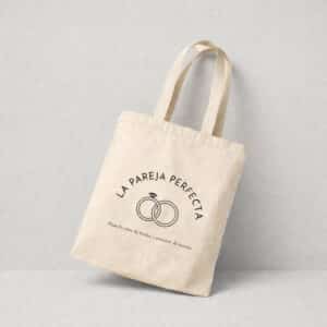 Bolsa ecológica de manta pequeña 22x27 cm personalizada 2 Bolsa ecológica de manta pequeña de 22x27 cm en algodón natural, ideal para personalización, eventos y promocionales sostenibles.