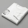 Camisa de algodón manga larga personalizada de 200 g/m², con cuello redondo decorado y costuras reforzadas, ideal para uso diario o uniforme corporativo.
