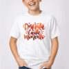 Camisa de algodón personalizada con estampado metalizado, cuello redondo y diseño cómodo para uso diario o eventos.