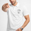 Camisa tipo polo personalizada 2 Camisa tipo polo personalizada en tela doble piqué de 240 g/m², ideal para uniformes empresariales, promociones y uso corporativo.