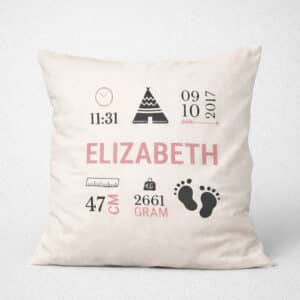 Cojín de manta grande decorativo personalizado Cojín de manta grande decorativo personalizado con frase especial, ideal para sala o dormitorio.