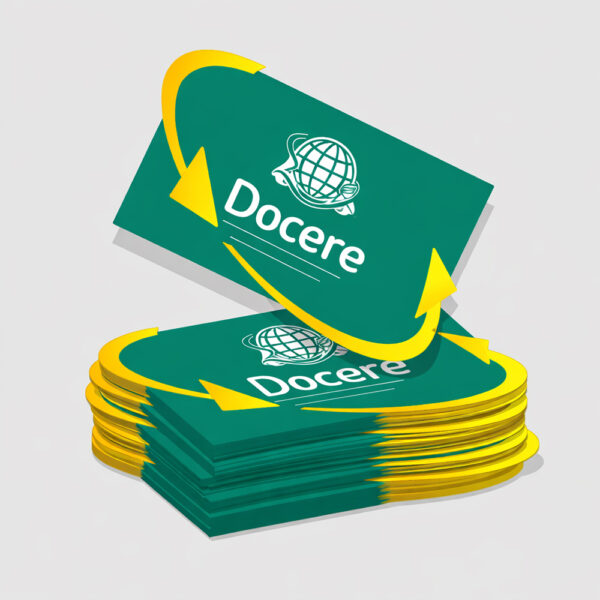 Tarjeta de presentación troquelada personalizada con diseño creativo y acabado único para destacar tu marca.