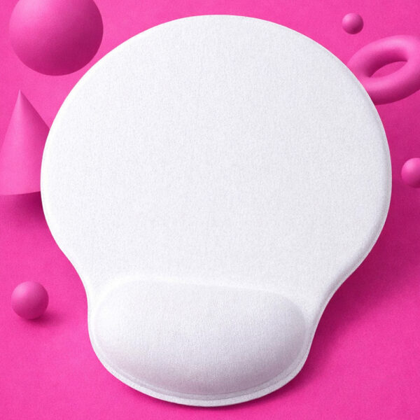 Mouse Pad Blanco con Almohadilla