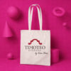 Bolsa ecológica mediana personalizada Bolsa de manta reutilizable con sello ECO FRIENDLY.