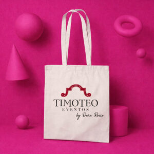 Bolsa ecológica mediana personalizada Bolsa de manta reutilizable con sello ECO FRIENDLY.