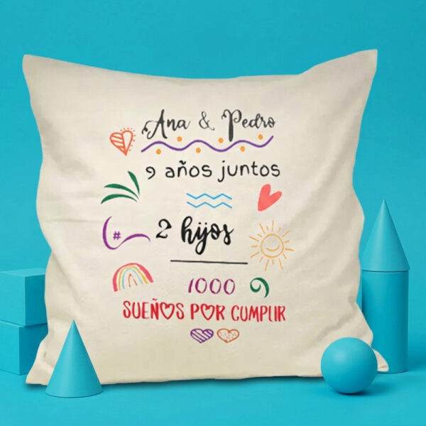 Cojín personalizado Celebra tus momentos especiales con un cojín único,