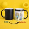Taza Magica Negra Personalizable para Regalos Únicos Taza magica