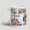 Taza blanca personalizada para sublimación con acabado liso, ideal para imprimir fotos, nombres o diseños especiales.