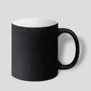 Taza negra magica personalizada 11oz Taza negra mágica personalizada de 11 oz que revela imágenes, frases o fotos al agregar bebida caliente.