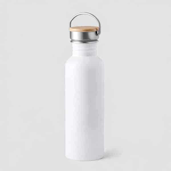 Set personalizado con bolso ecológico y squeeze de acero inoxidable de 800 ml, ideal para regalos especiales, promocionales y uso diario.
