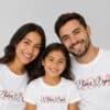 Promoción de 3 camisetas de algodón personalizadas, ideales para regalos, uso diario, eventos y promoción de marca.