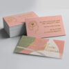 Tarjetas de presentación con foil personalizadas 2 Tarjeta de presentación con foil personalizada con acabado brillante premium, ideal para resaltar nombres, logotipos y elementos visuales.