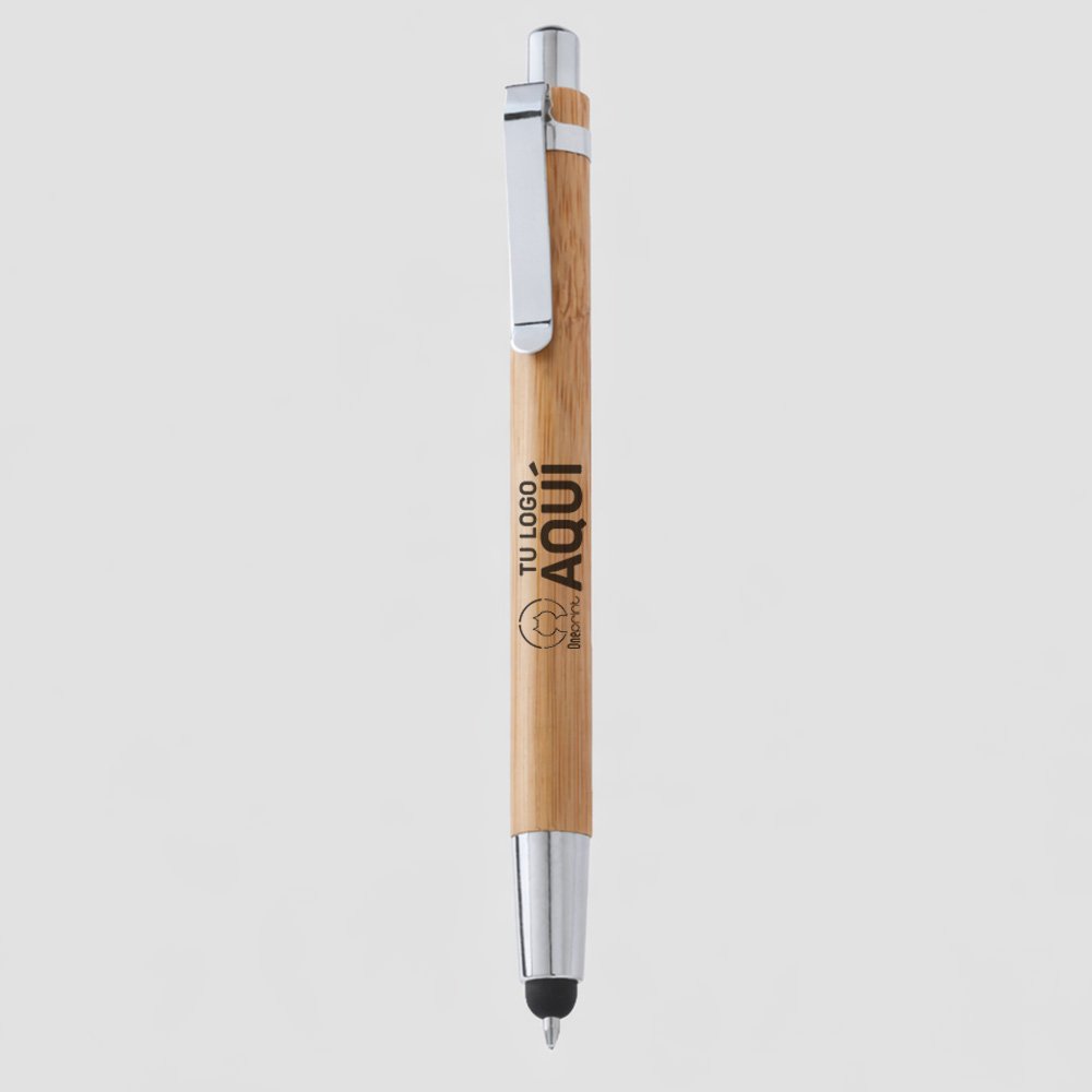 Bolígrafo puntero de bambú personalizado 3 - copia