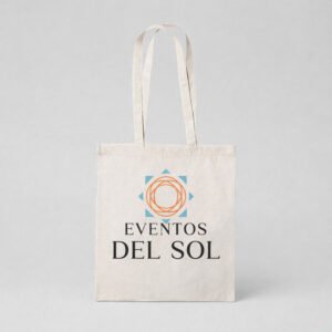 Bolsa ecológica de manta grande 50x55 cm personalizada